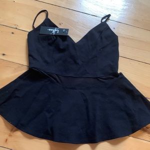 NWT Lulus pretty black top!